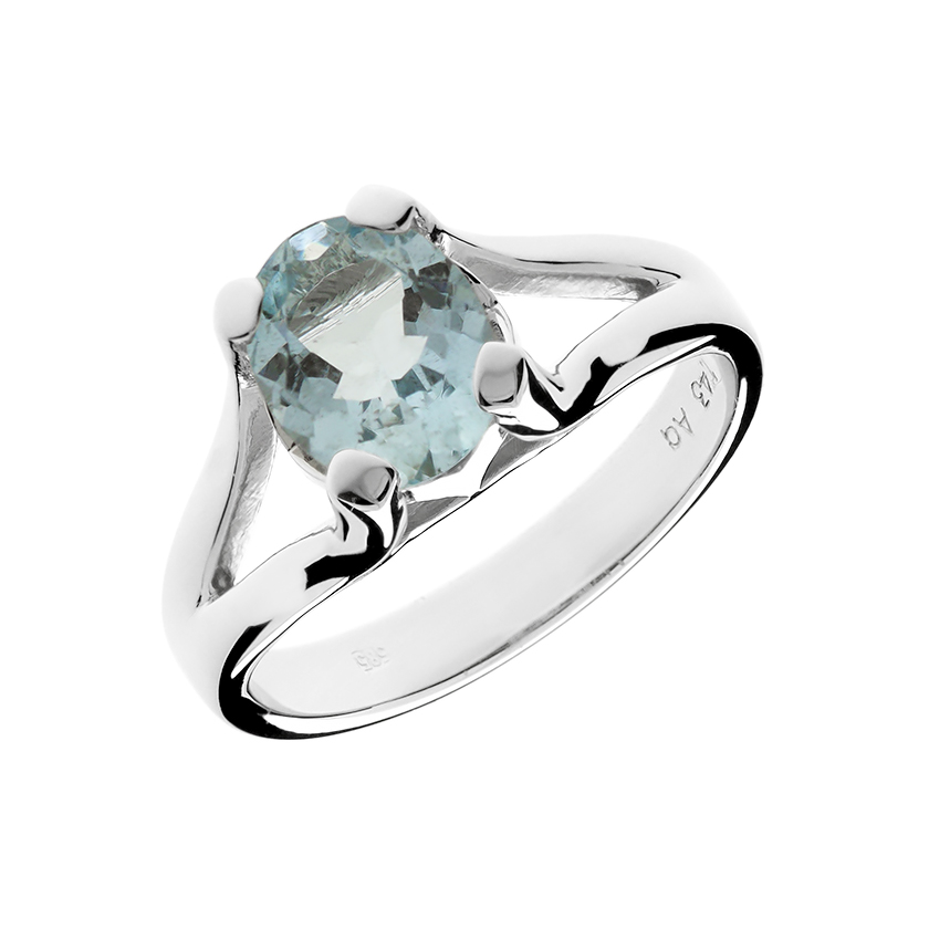 Prsten s Aquamarinom