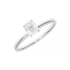 Prsten s bijelim Safirom