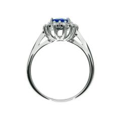 Dijamantni prsten s Tanzanitom
