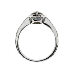 Dijamantni prsten sa plavim Safirom