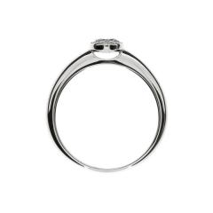 Dijamantni prsten sa plavim Safirom