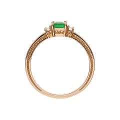 Dijamantni prsten sa Smaragdom