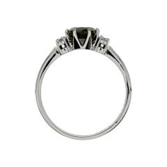 Dijamantni prsten sa plavim Safirom