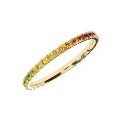 Eternity prsten s fancy safirima