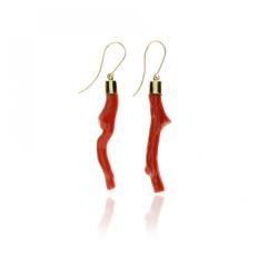 Unikatne koraljne naušnice