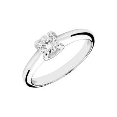 Zaručnički prsten sa sintetskim moissanitom