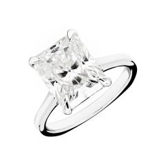 Zaručnički prsten sa sintetskim moissanitom
