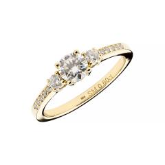 Zaručnički prsten sa sintetskim moissanitom