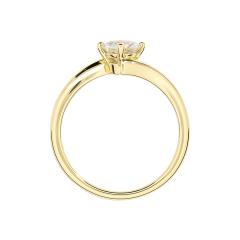 Zaručnički prsten sa sintetskim moissanitom